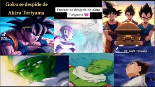 Goku, Picorro, Freezer Y Vegeta Se Despiden de Akira toriyama (HOMENAJE AL PADRE DE DRAGON BALL Z)