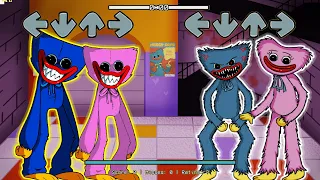 Huggy Wuggy Vs. Kissy Missy ( OLD vs NEW ) // Poppy Playtime Cute Characters // FNF New Mod