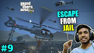 FRANKLIN ESCAPE FROM PRISON | GTA V GAMEPLAY #9