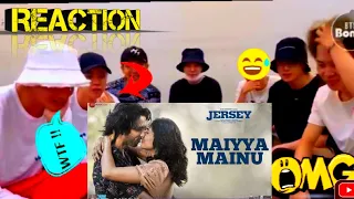 B T S REACTION on👌 Maiyya Mainu - Jersey | Shahid Kapoor & Mrunal Thakur | #btsreaction #allbts #new