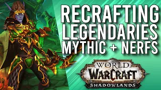 Massive Mythic Plus Nerfs! Recrafting Legendaries Tips In Patch 9.1! - WoW: Shadowlands 9.1 PTR