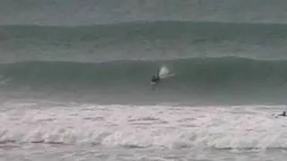 Surfing Fistral Newquay 10 Oct 2010