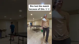 The WORST ping pong serve known to man #shorts #sports #pingpong