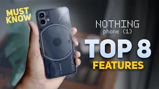 Nothing Phone 1 Top 8 Most Important Features You Must Know! | Nothing Phone 1 Tips, Tricks & Hacks