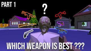 Dude Theft Wars Which Weapon Is The Best To Beat Granny !!! 🤔🤔🤔
