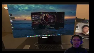 NO WAY! - reacting to Apple Vision Pro Gaming: Playing League of Legends on the BIGGEST Screen Ever!