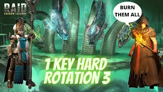 Hydra Rotation 3 Hard 1 Key Guide | RAID SHADOW LEGENDS