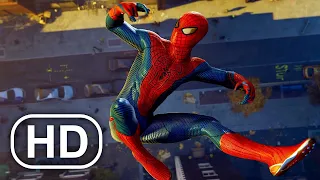 Peter Crafts The Amazing Spider-Man Suit Scene 4K ULTRA HD - Spider-Man Remastered PS5