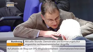 Aktuelle Stunde zum Thema: Erinnerungskultur angesichts rechtsextremistischer Angriffe am 23.02.18