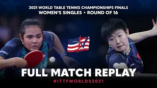 FULL MATCH | DIAZ Adriana (PUR) vs SUN Yingsha (CHN) | WS R16 | #ITTFWorlds2021