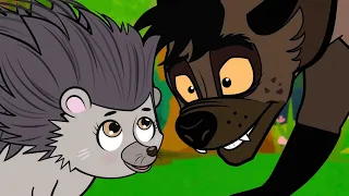 A Hiena e o Ouriço | Conto Infantil |  Desenho Animado Infantil com @OsAmiguinhosTV