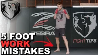 5 Common Footwork Mistakes in Boxing