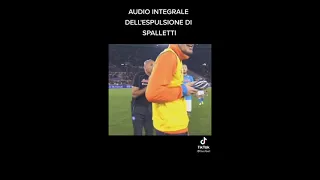 Spalletti's incredible red card | ROMA - NAPOLI
