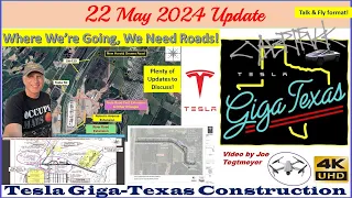 IDRA Deliveries, Road Discussion & Milestone S Ext last beam! 22 May 2024 Giga Texas Update(07:35AM)