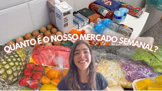 NOSSAS COMPRAS DE MERCADO PARA UMA SEMANA | alimentação saudável