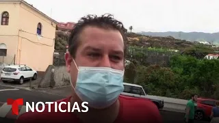 Así enfrentaron estos españoles la erupción de un volcán | Noticias Telemundo