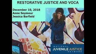 Restorative Justice and VOCA Webinar