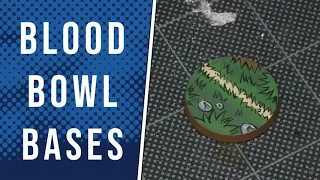 Blood Bowl Pitch Bases - Just Paint the Base | Warhammer Basing Tutorial