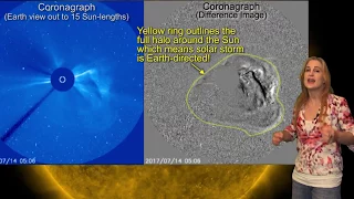 Massive Sunspot Launches Big Solar Storm at Earth: Solar Storm Forecast 07-15-2017