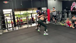 Female sparring pt3