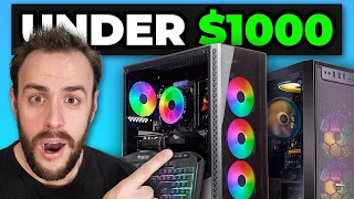 The 5 BEST Prebuilt Gaming PC's Under $1000