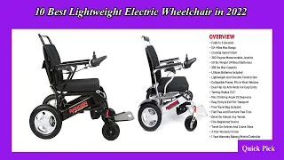 10 Best Lightweight Electric Wheelchair in 2022