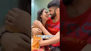 Comment below “❤️” if you like us. #couple #couplegoals #youtubeshorts #poojakaranbafna #viral #love