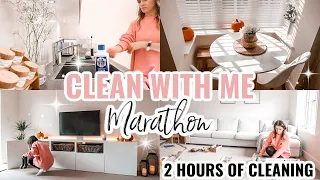 2020 CLEAN WITH ME MARATHON | 2 HOURS OF DEEP EXTREME CLEANING MOTIVATION | Madeline Vlogs