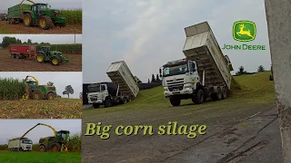 Big corn silage🌽 DAŇHEL služby |7x John Deerů v akci| Eurofarms AGRO_B