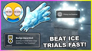 Frostbite Glove Obby Tutorial (Ice Trials) *Access & Beat* in SLAP BATTLES! [ROBLOX]