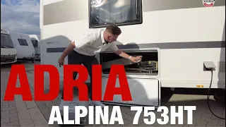 ADRIA Wohnwagen ALPINA 753 HT mit neuem Design.