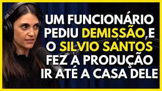 COMO É TRABALHAR COM O SILVIO SANTOS NO SBT | Cortes de Podcast