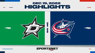 NHL Highlights | Stars vs. Blue Jackets - December 19, 2022