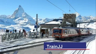 🇨🇭 Gornergratbahn│Zermatt - Gornergrat The Matterhorn Railway │Train Switzerland | Mount Matterhorn
