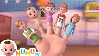 Finger Family Song + Head shoulder Knees and Toes and More | NuNu Tv Nursery Rhymes