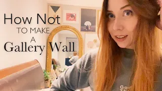 How Not To Make A Gallery Wall (also I'm directing dodie's next music video)