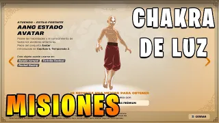 COMO COMPLETAR TODAS las MISIONES de ELEMENTOS CHAKRA DE LUZ en FORTNITE MISIONES AVATAR (GUÍA)