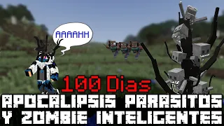 SOBREVIVÍ 100 DIAS HARDCORE en un APOCALIPSIS DE PARASITOS Y ZOMBIES