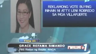 Reklamong vote buying. inihain ni Atty. Leni Robredo sa mga Villafuerte