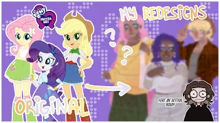 Redesigning My Little Pony: Equestria Girls characters!! (part 1)