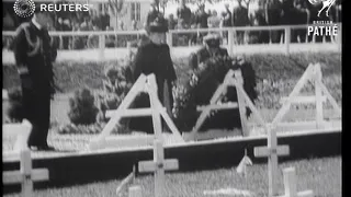 Queen Wilhelmina visits the Netherlands American Cemetery and Memorial (1947)