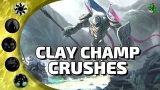 ⚪🟢Clay Champion Powers Selesnya Counters | Magic MTG Arena Standard Deck March of the Machine MOM