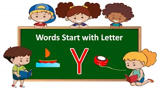 Y letter words | Y words | words start with Y | words begin with Y | alphabet Y | Y |#Y | #EToddlers