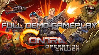 Contra: Operation Galuga - Full DEMO Gameplay Walkthrough