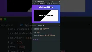 Dynamic Text Color with Mix Blend Mode