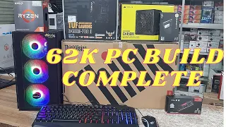 AMD Ryzen 5 5600G ASUS TUF GAMING B450M PRO II XL DDR4 8GB 3200MHz HP SSD M.2 EX900  500 GB PC Build