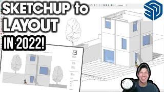 How to Send a SketchUp Model to Layout in 2022! (Modeling for Layout Tutorial)