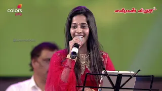 நெஞ்சம் மறப்பதில்லை அது நினைவை | Super Singer Priyanka | MSV Show @LakshmanSruthiMusicals  @ColorsTamil