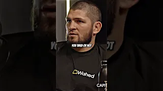 Khabib: "If you wanna become UFC champion, you cannot complain about being tired." 🔥🔥🔥