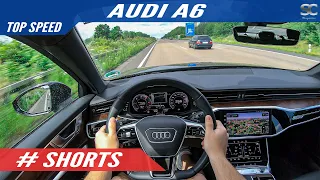 2019 Audi A6 50TDI 286HP - Top Speed | #SHORTS